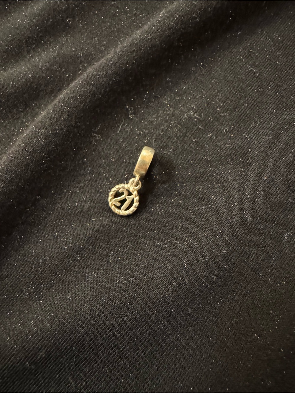 Pandora silver 21 charm